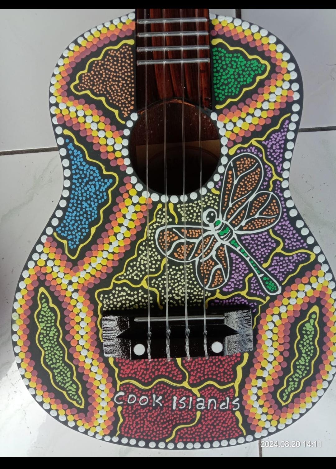 Ukulele with carry bag - $95