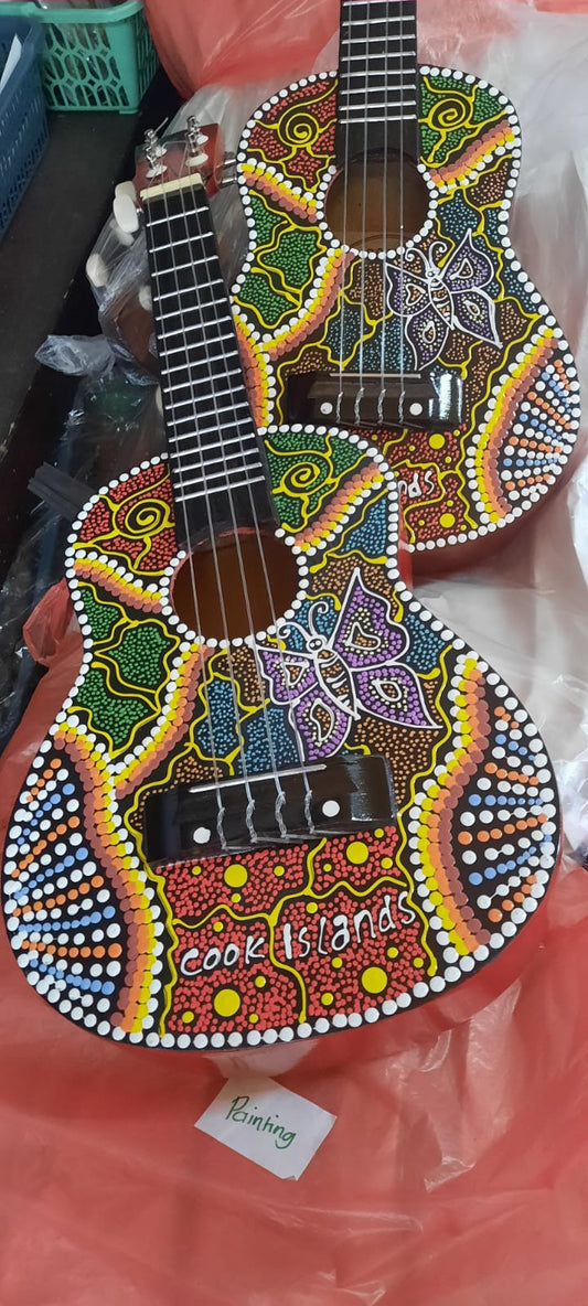 Ukulele with carry bag - $95