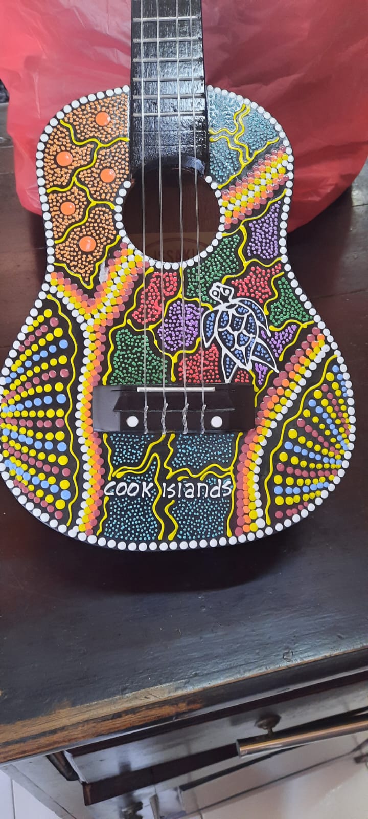 Ukulele with carry bag - $95