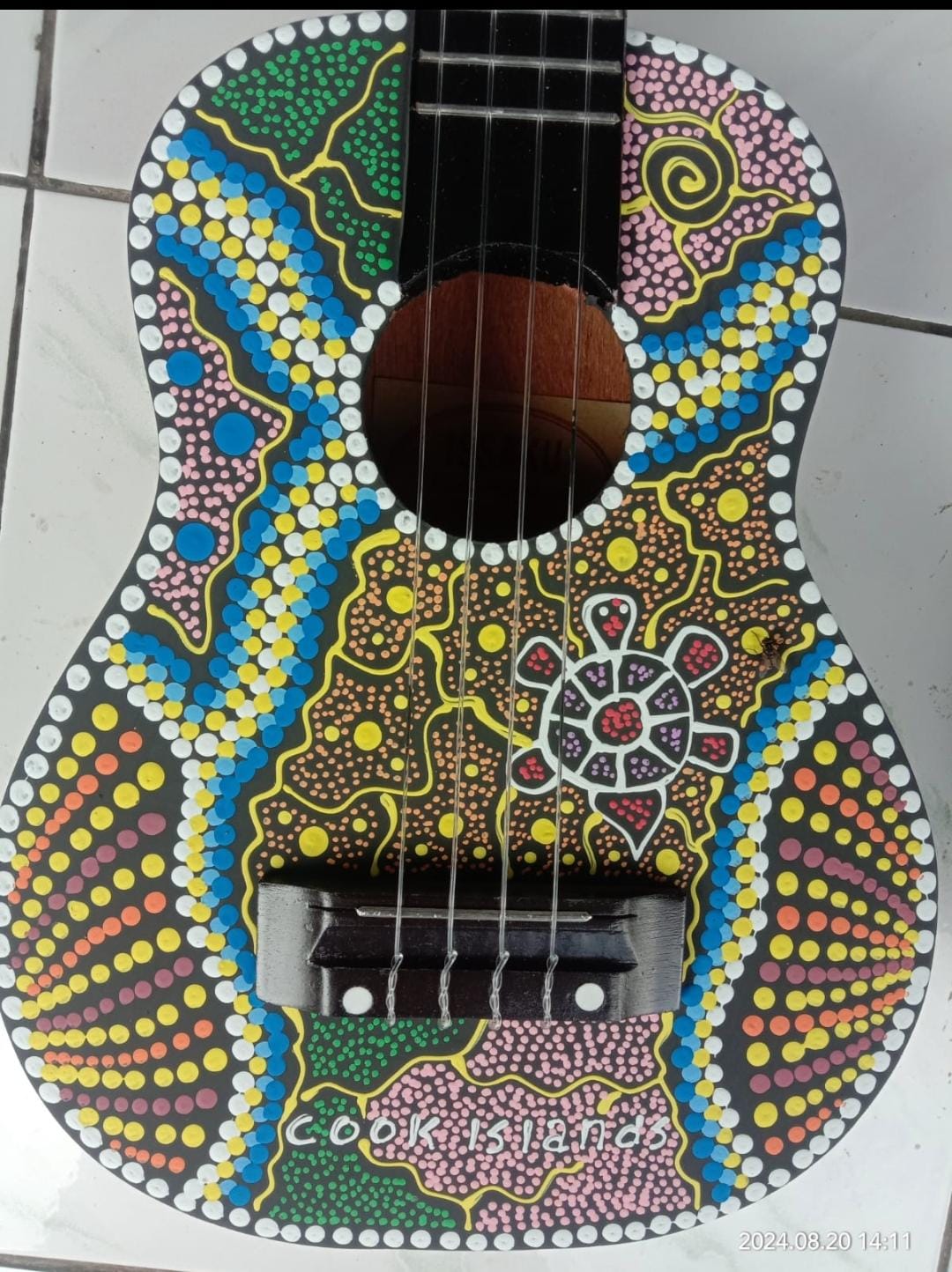 Ukulele with carry bag - $95