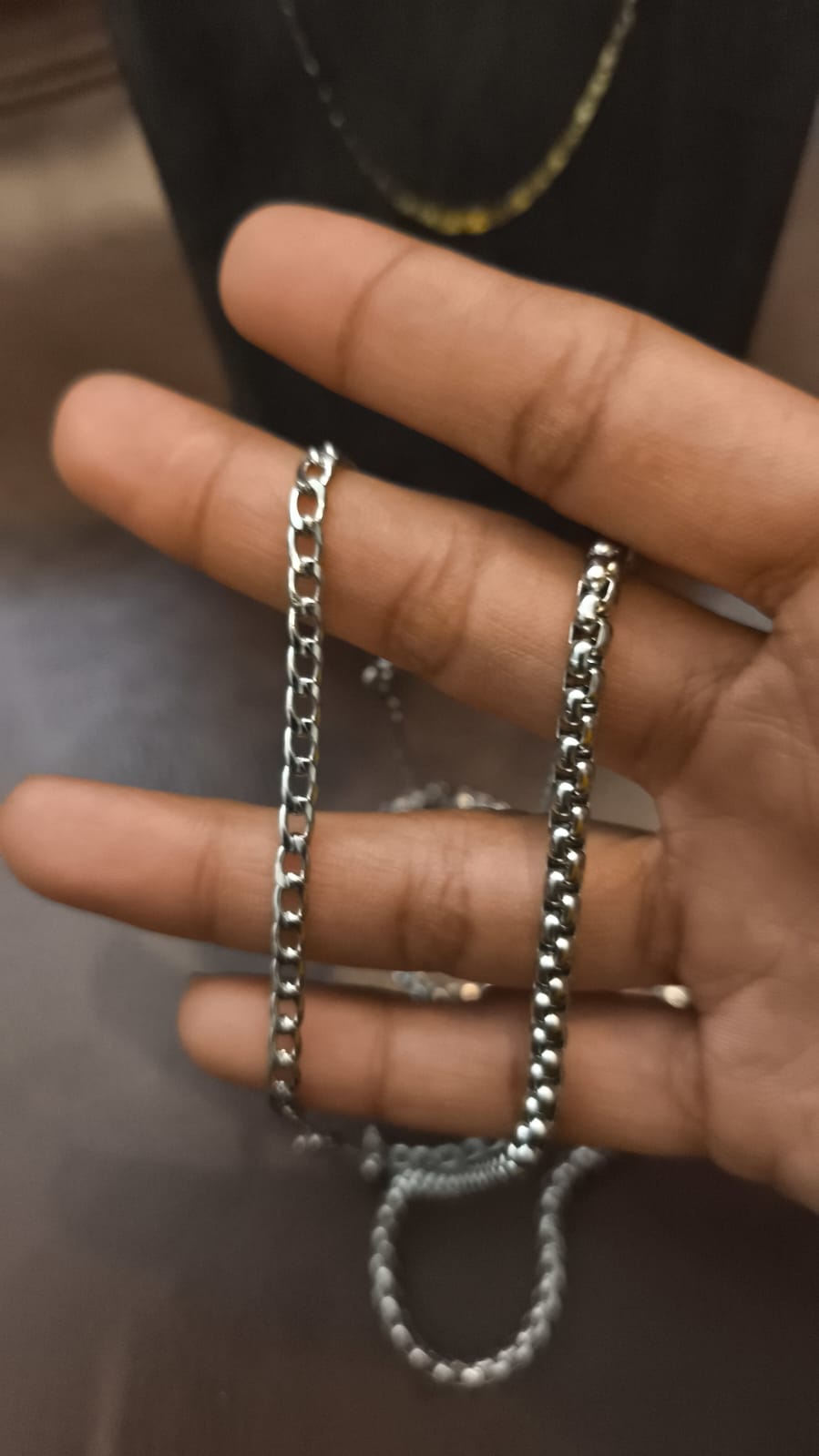 Chain Necklace Stainless Steel ~ $25