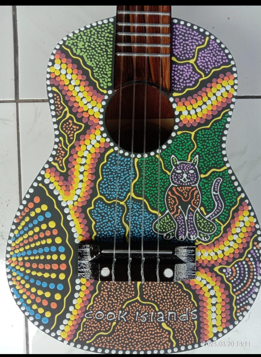 Ukulele with carry bag - $95